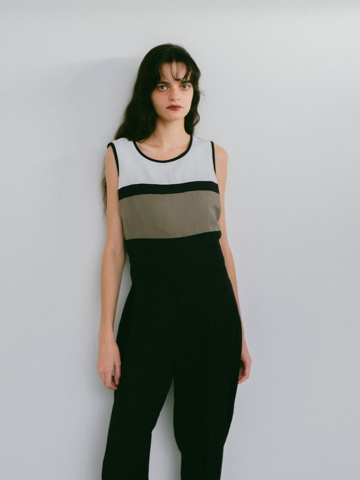80s Line Design Jumpsuits