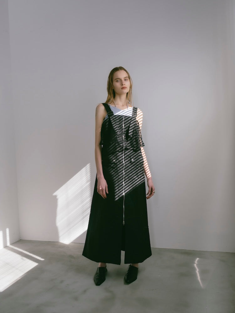 2piece Nylon Salopette｜2ピースナイロン素材サロペット – MARTE