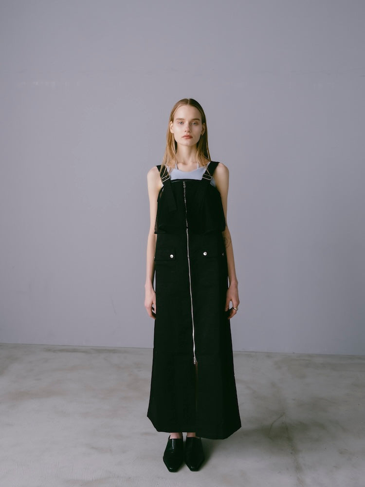 2piece Nylon Salopette｜2ピースナイロン素材サロペット – MARTE