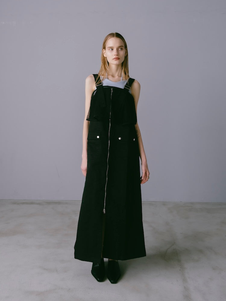2piece Nylon Salopette｜2ピースナイロン素材サロペット – MARTE