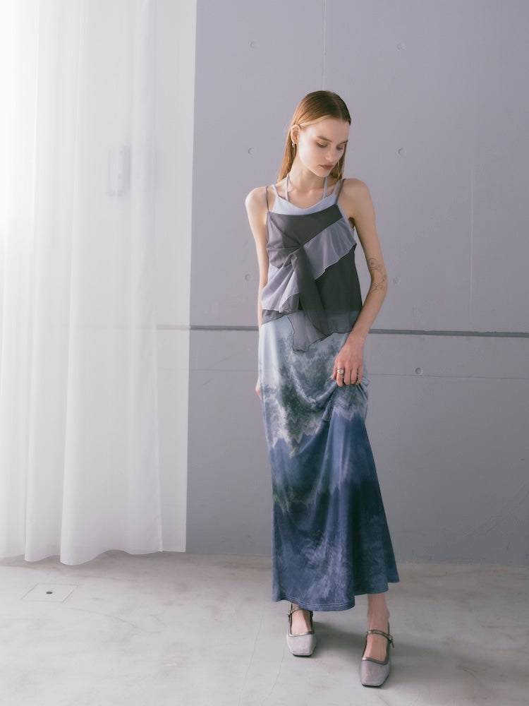 モデル身長：167cm / カラー：BlueGray