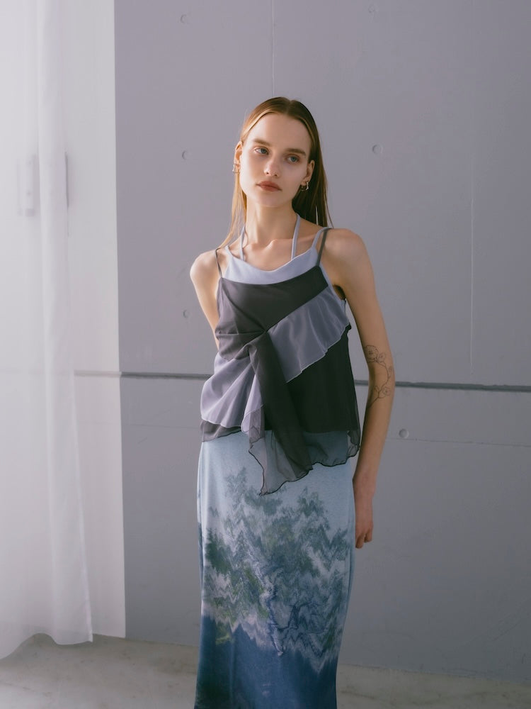 モデル身長：167cm / カラー：BlueGray