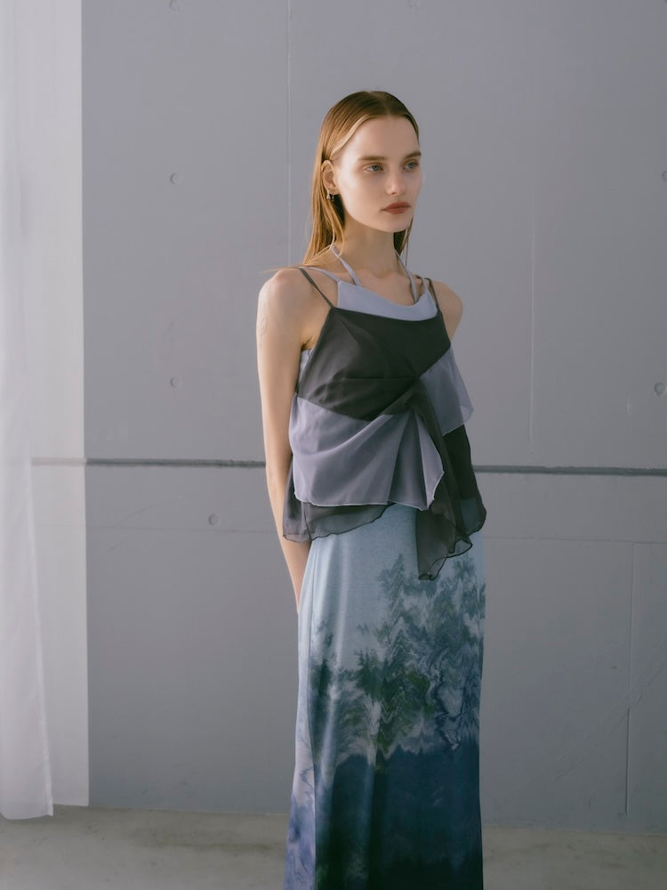 モデル身長：167cm / カラー：BlueGray