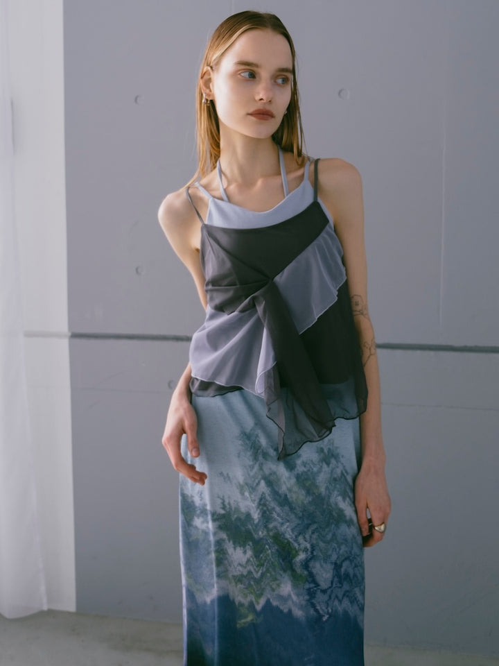 モデル身長：167cm / カラー：BlueGray