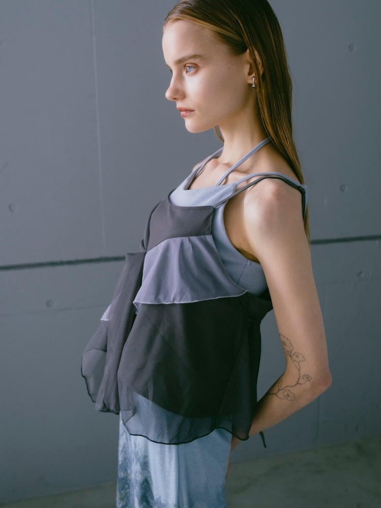 モデル身長：167cm / カラー：BlueGray