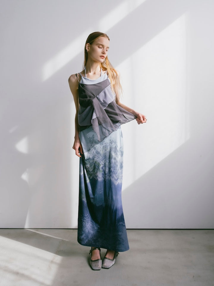 モデル身長：167cm / カラー：BlueGray