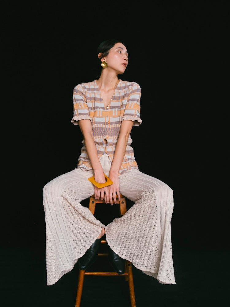 モデル身長：163cm / カラー：Ivory