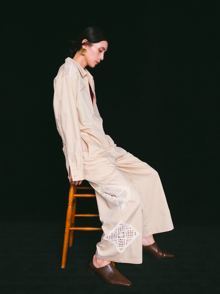 モデル身長：163cm / カラー：Beige