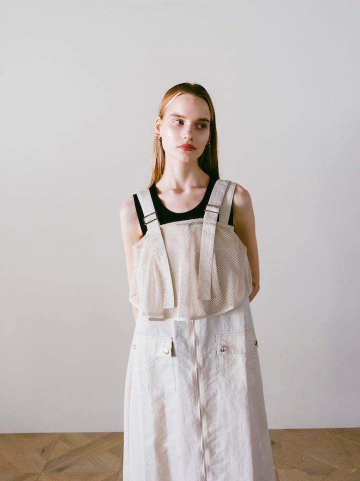 モデル身長：167cm / カラー：Ivory