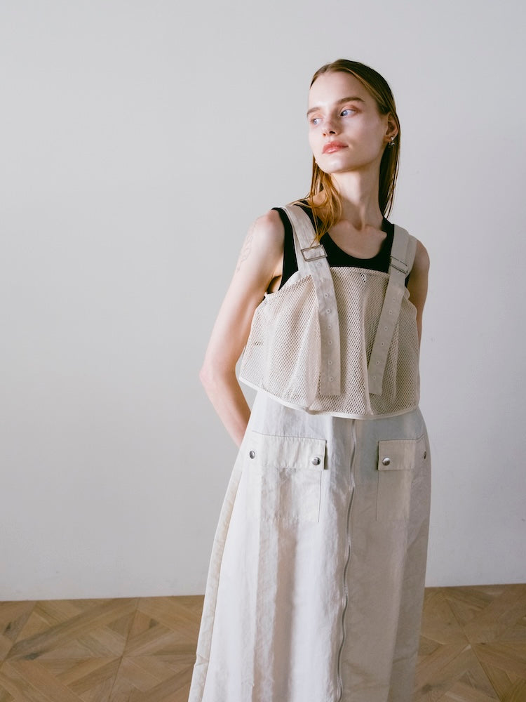 モデル身長：167cm / カラー：Ivory