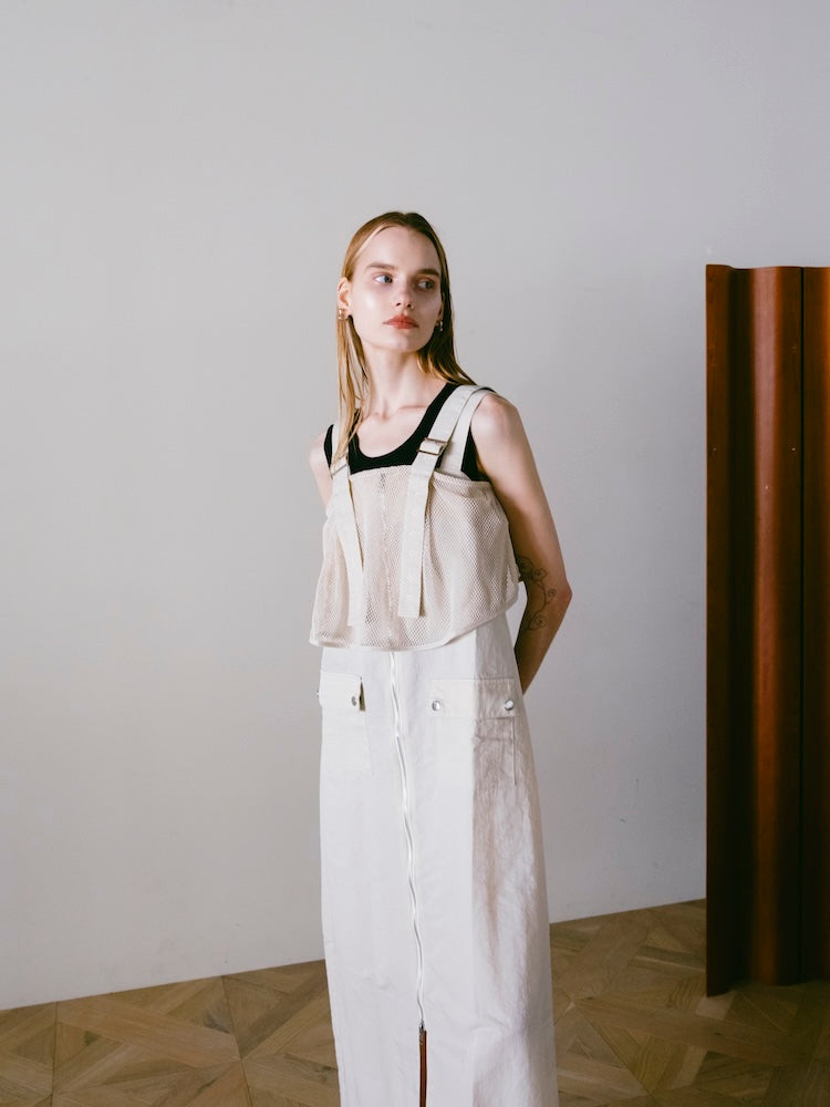 モデル身長：167cm / カラー：Ivory