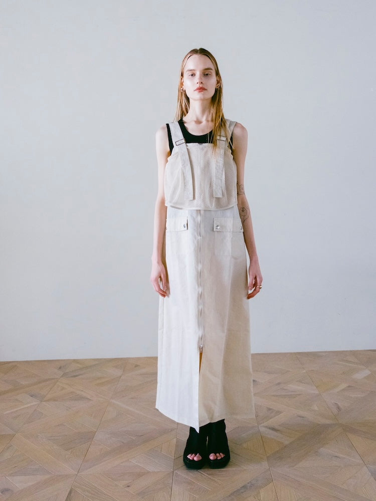 2piece Nylon Salopette｜2ピースナイロン素材サロペット – MARTE