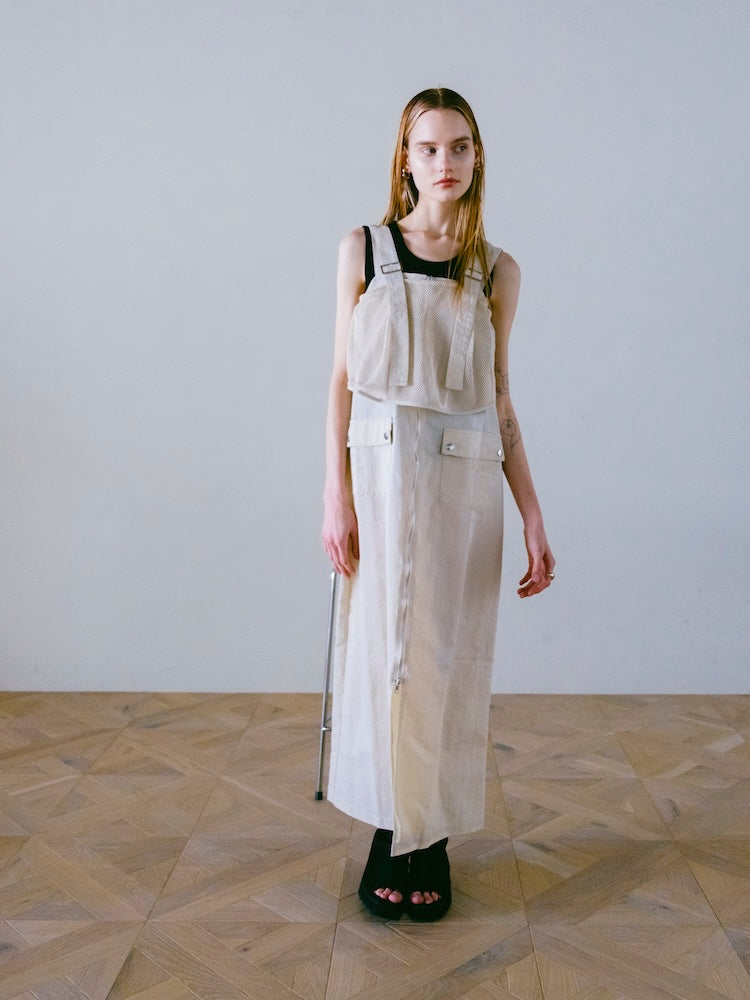 モデル身長：167cm / カラー：Ivory