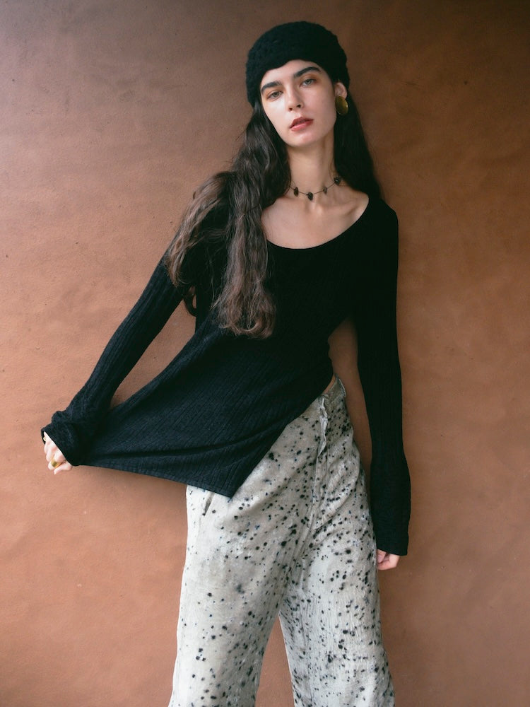 モデル身長：175cm / カラー：Black