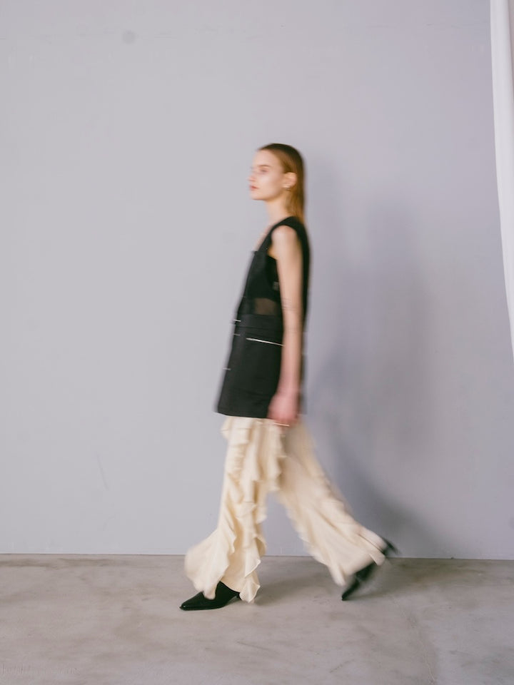 モデル身長：167cm / カラー：Ivory