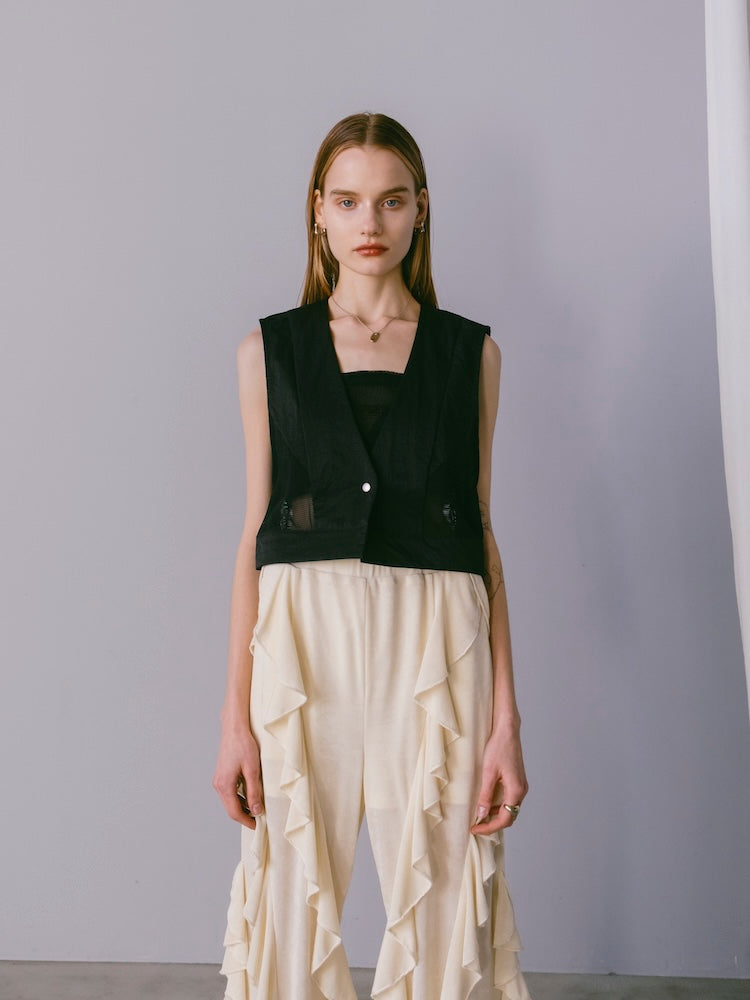 モデル身長：167cm / カラー：Ivory