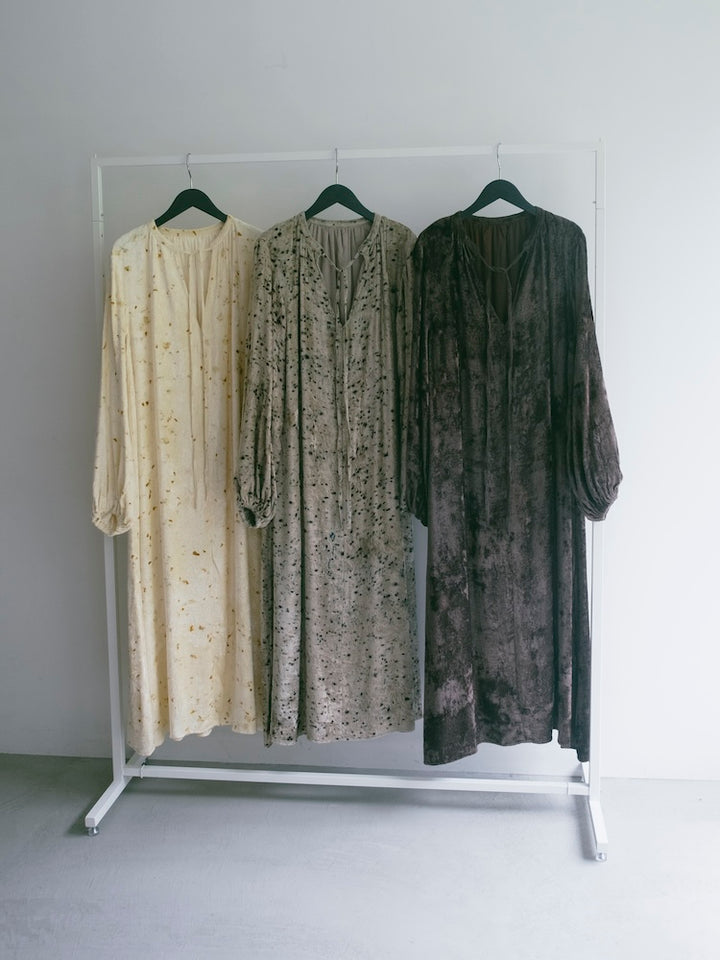 Botanical Dye Velour Dress