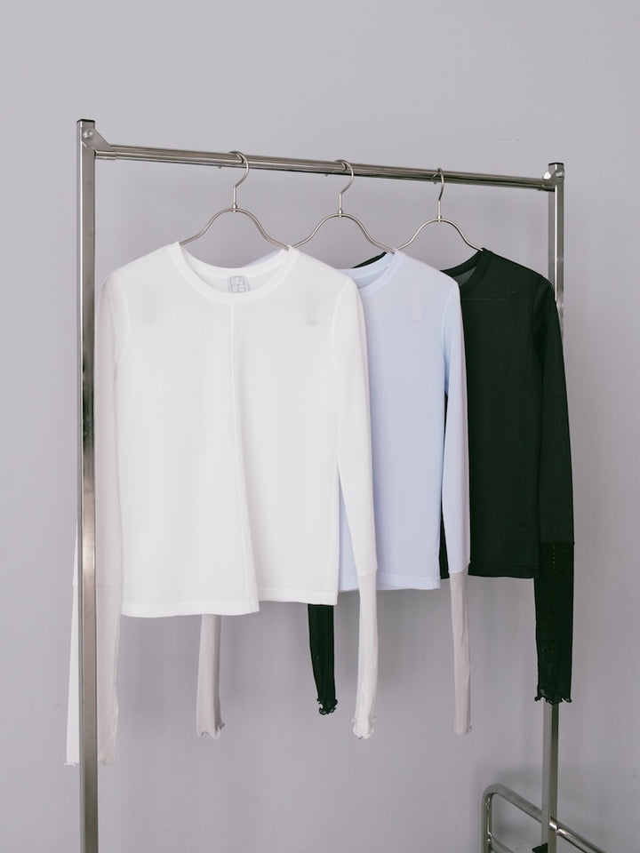 Quiet Sheer Sleeve Top