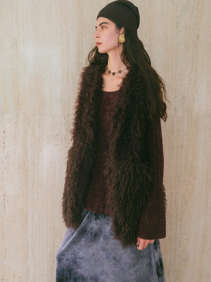 モデル身長：175cm / カラー：Brown