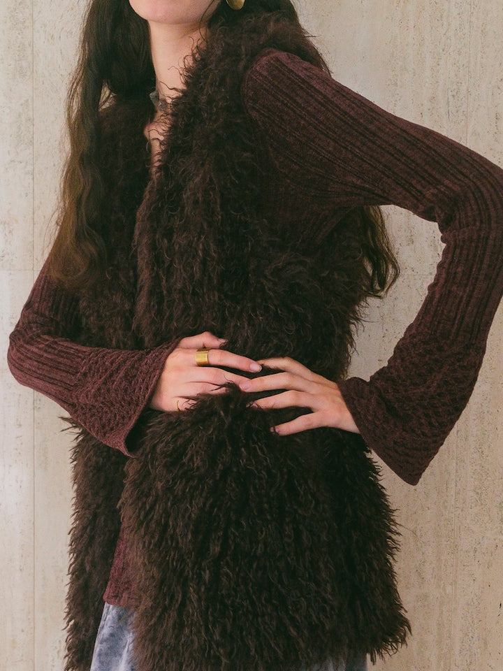 モデル身長：175cm / カラー：Brown
