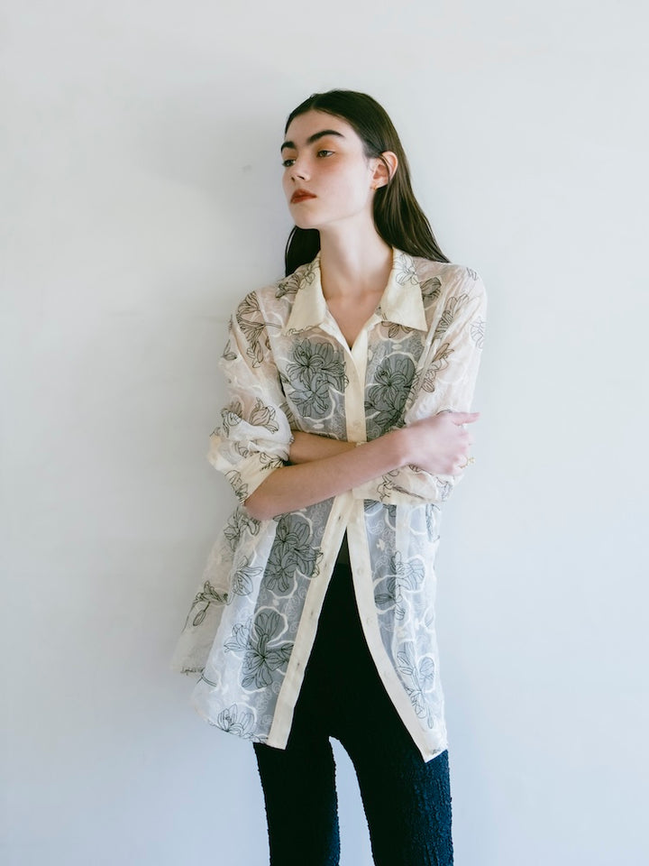 モデル身長：176cm / カラー：Ivory