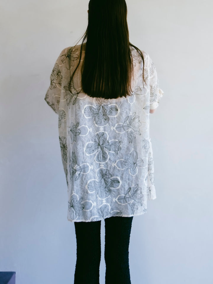 モデル身長：176cm / カラー：Ivory