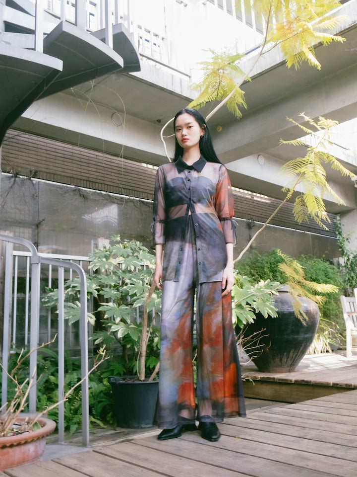 モデル身長：172cm / カラー：02 Fleurs