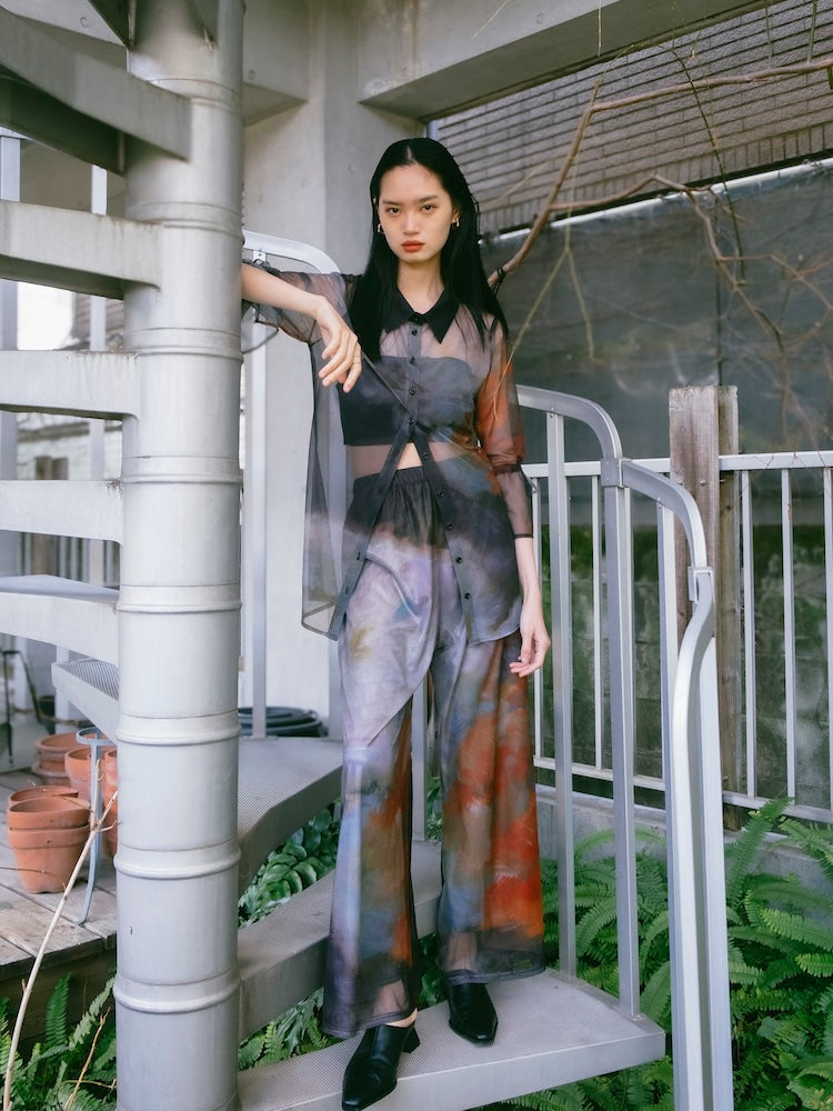 モデル身長：172cm / カラー：02 Fleurs