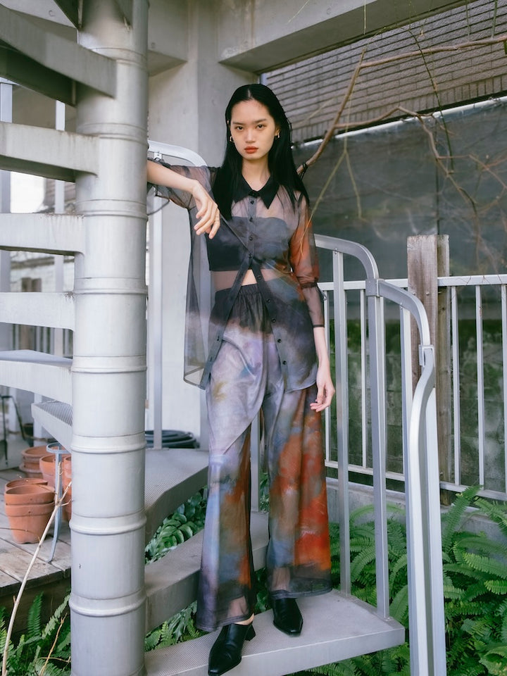 モデル身長：172cm / カラー：02 Fleurs