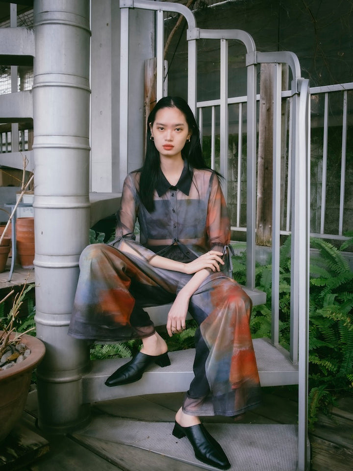 モデル身長：172cm / カラー：02 Fleurs