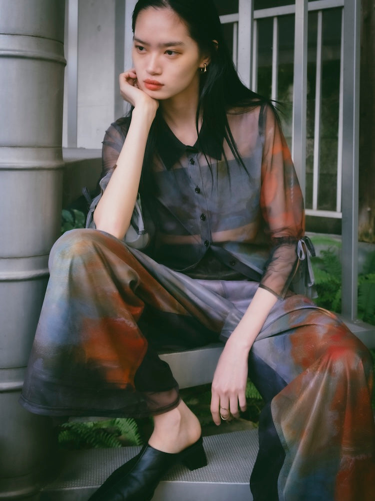 モデル身長：172cm / カラー：02 Fleurs