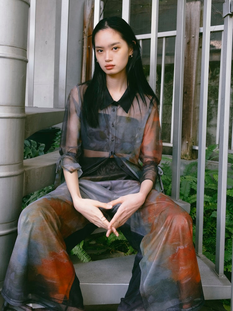 モデル身長：172cm / カラー：02 Fleurs