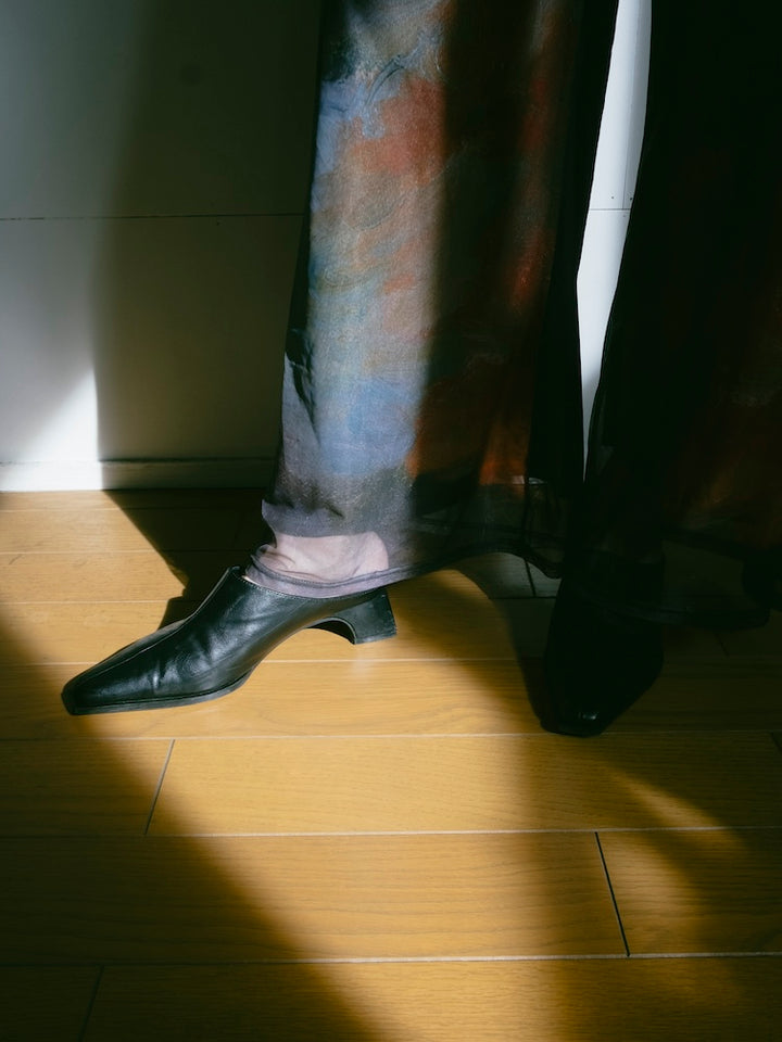 モデル身長：172cm / カラー：02 Fleurs ※サンプル着用。丈が3cm短くなります。