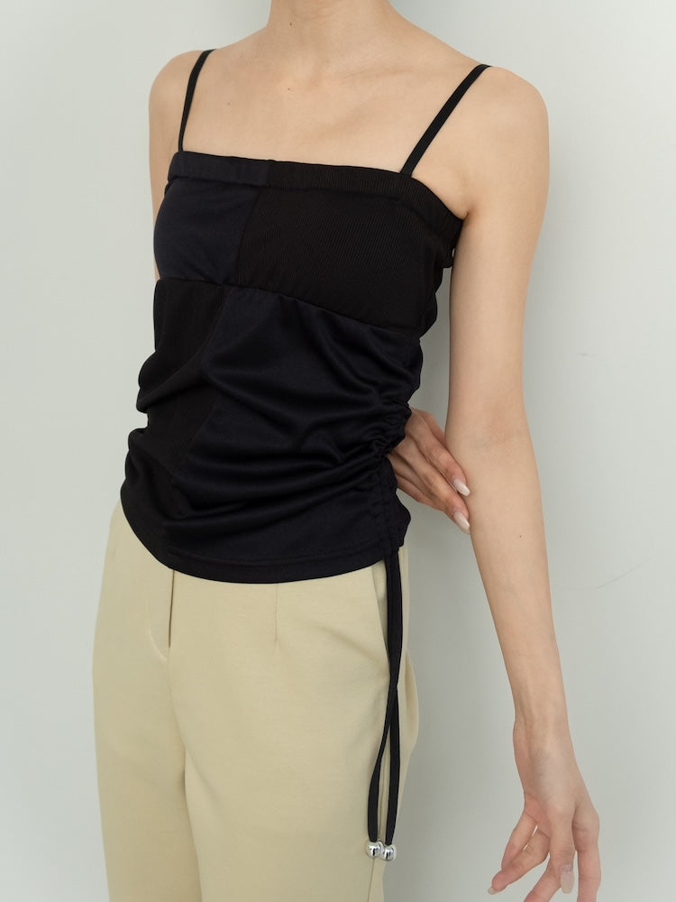 モデル身長：158cm / カラー：Black×Navy