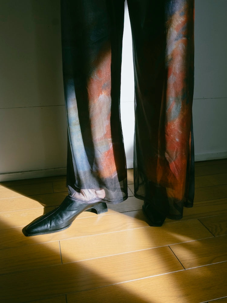 モデル身長：172cm / カラー：02 Fleurs ※サンプル着用。丈が3cm短くなります。