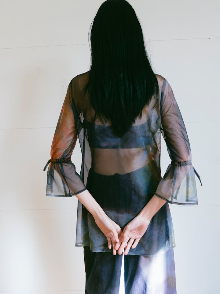 モデル身長：172cm / カラー：02 Fleurs