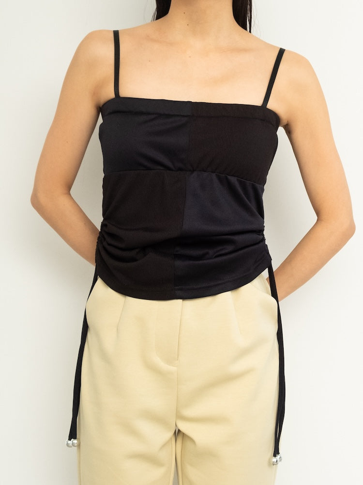 モデル身長：158cm / カラー：Black×Navy