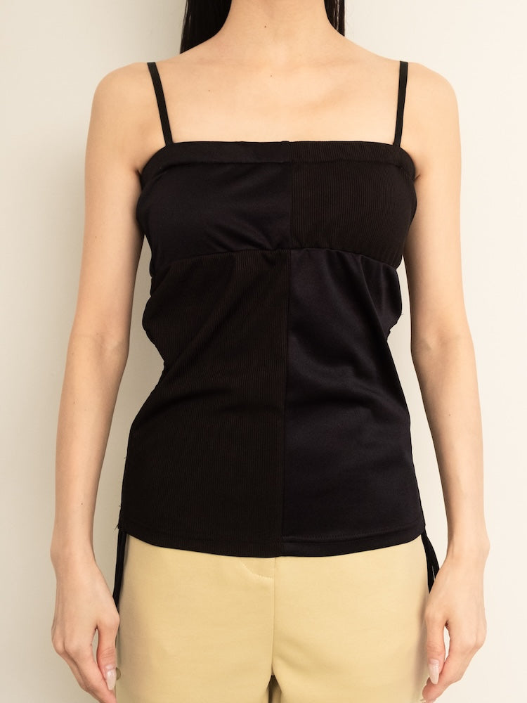 モデル身長：158cm / カラー：Black×Navy