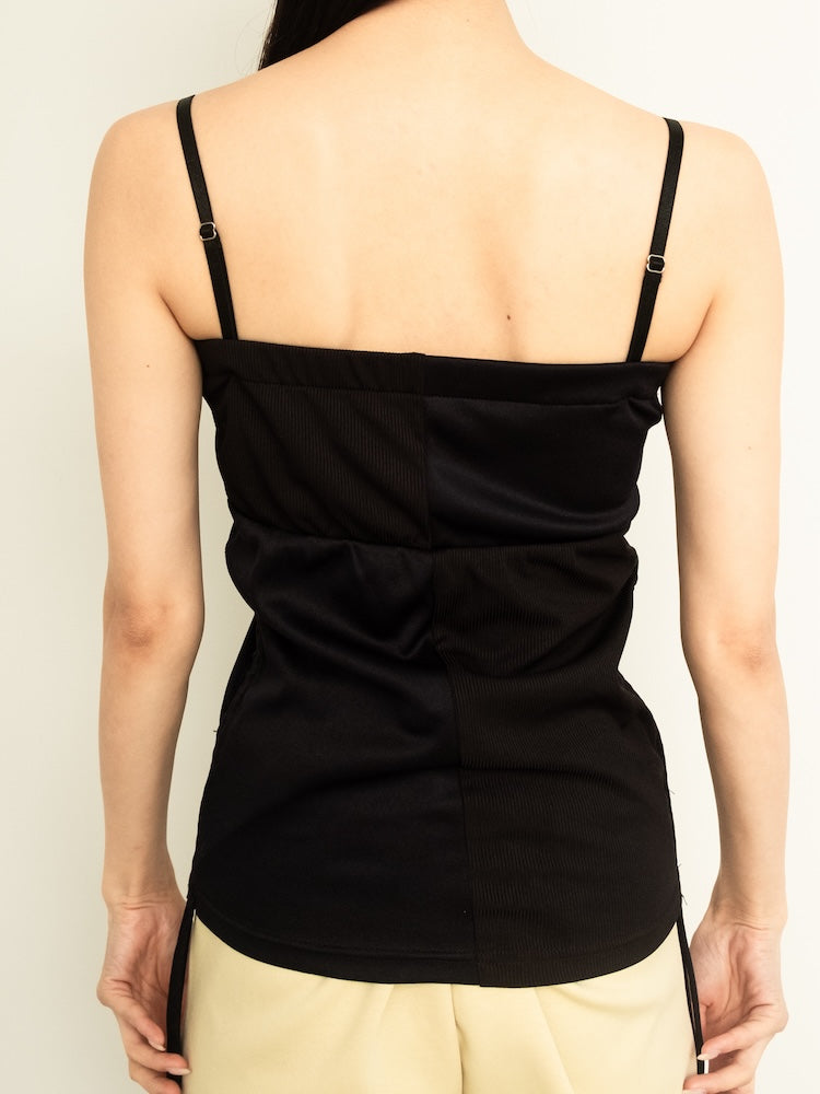 モデル身長：158cm / カラー：Black×Navy