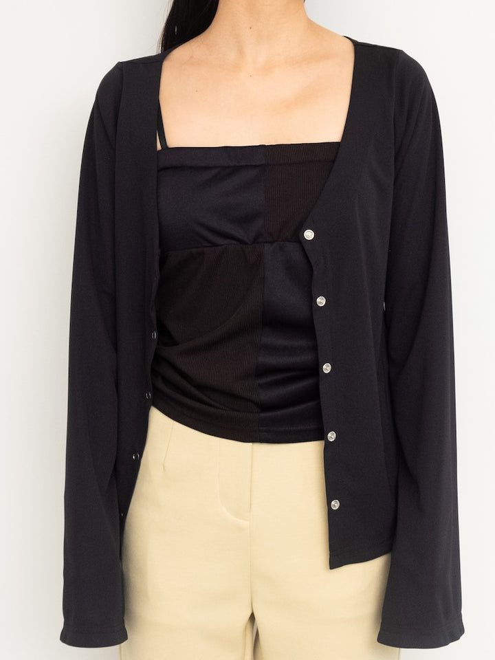 モデル身長：158cm / カラー：Black