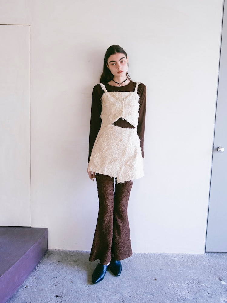 モデル身長：176cm / カラー：Ivory