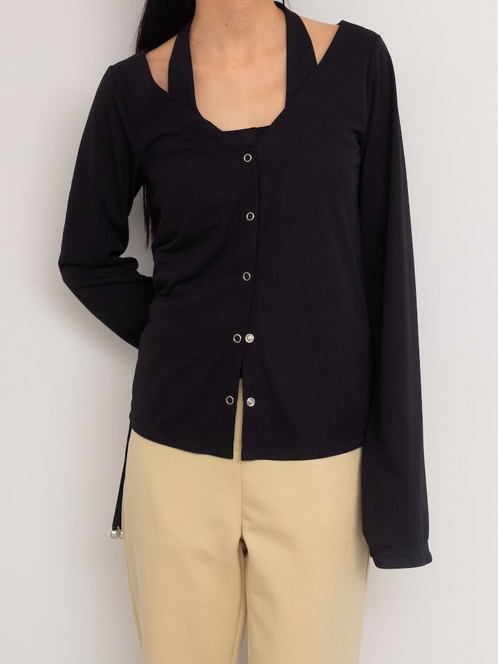 モデル身長：158cm / カラー：Black