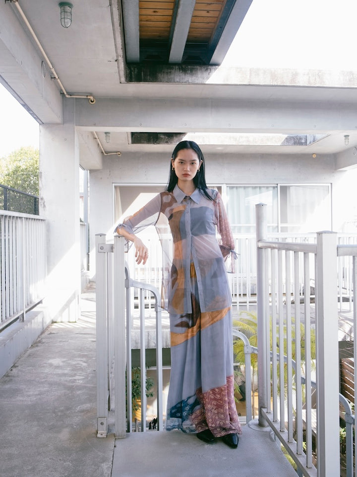 モデル身長：172cm / カラー：03 Paradise ※サンプル着用。丈が3cm短くなります。