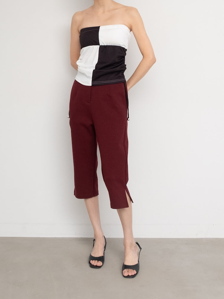 モデル身長：158cm / カラー：Bordeaux