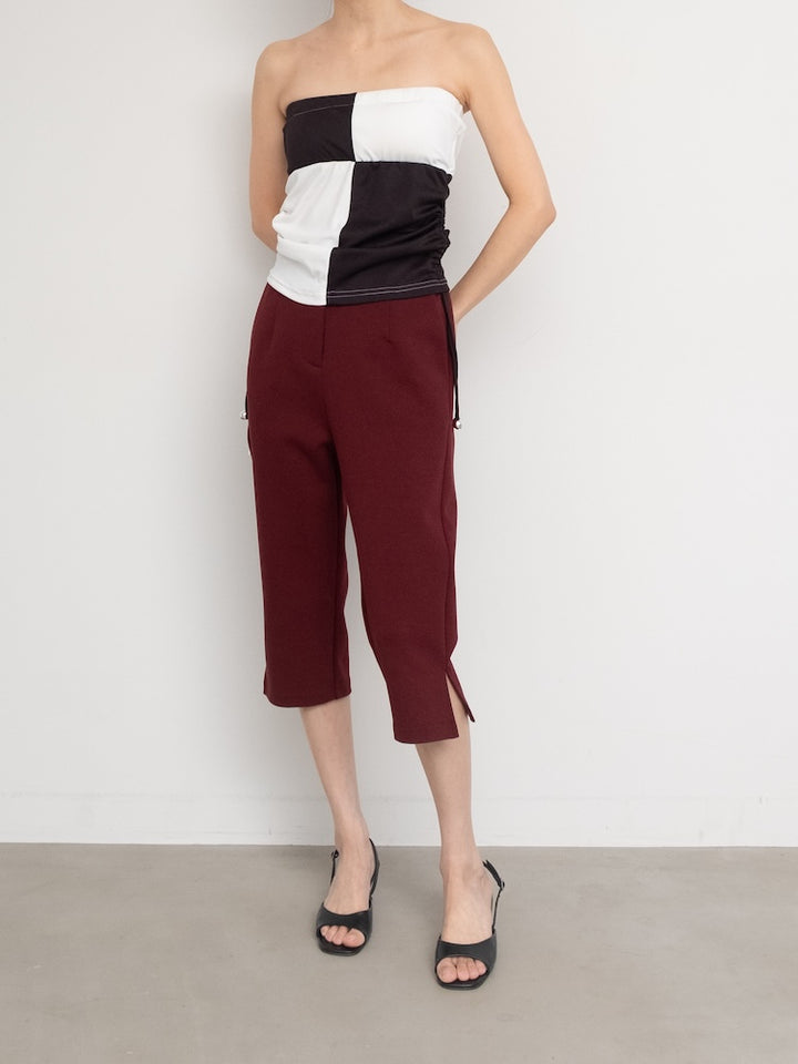 モデル身長：158cm / カラー：Bordeaux