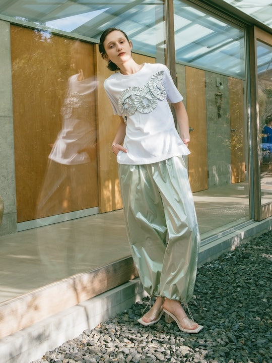 Metallic Tape Design Tee｜メタリックテープTシャツ – MARTE