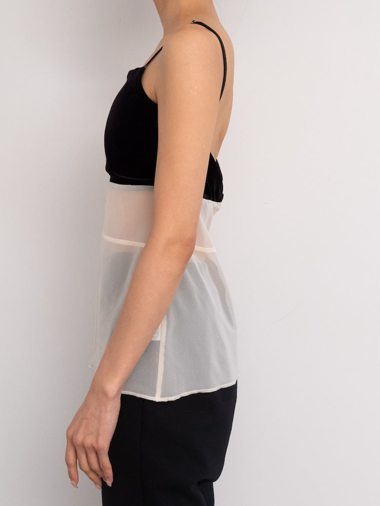 モデル身長：158cm / カラー：Black×White