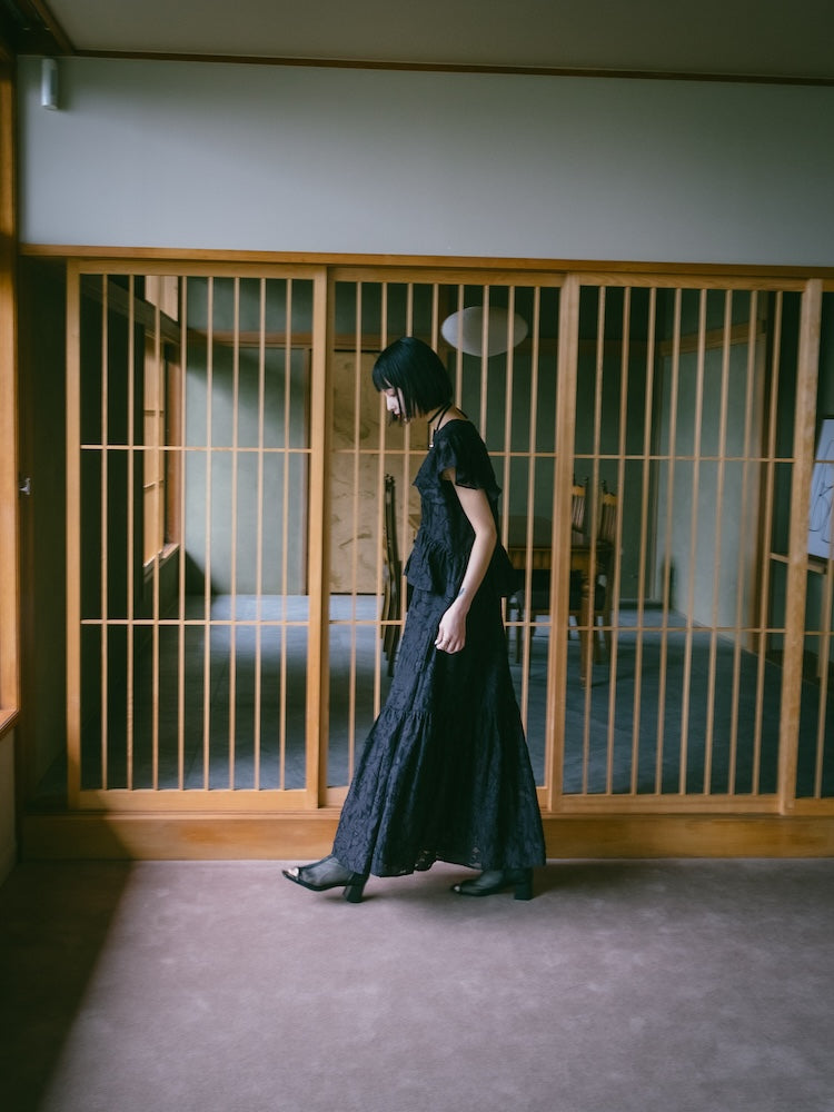 2way Sheer Jacquard Dress｜普段も着られるオケージョン