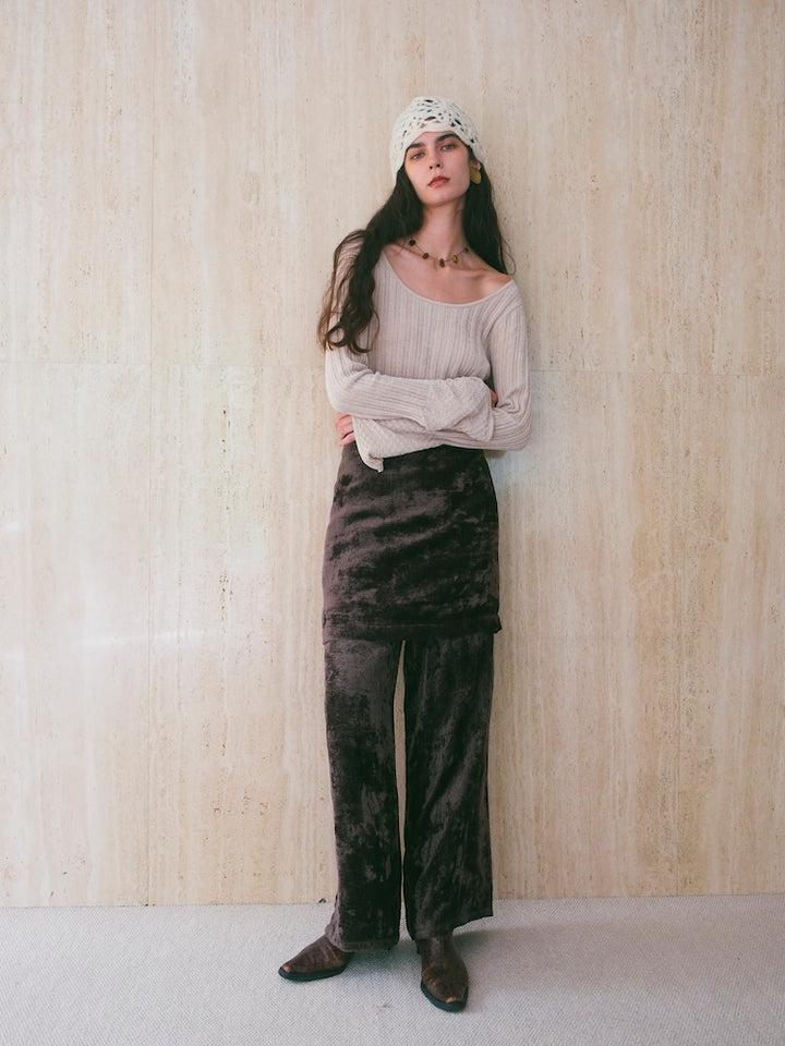 モデル身長：175cm / カラー：Brown