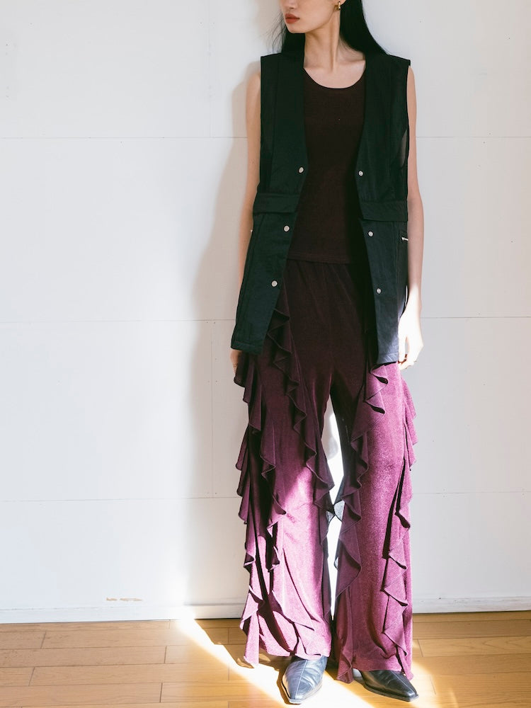 モデル身長：172cm / カラー：Wine